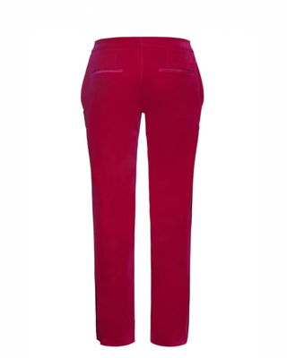 Tom Ford Womens Red Velvet Trousers