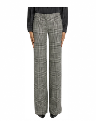 Tom Ford Womens Patterned Trousers In Gray