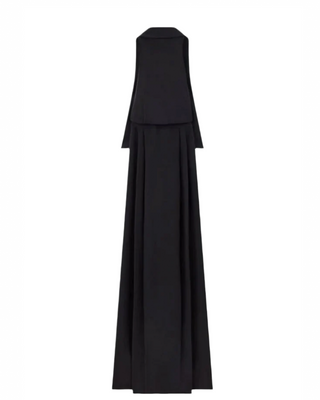 Tom Ford Womens Silk Maroccaine Halterneck Maxi Dress In Black