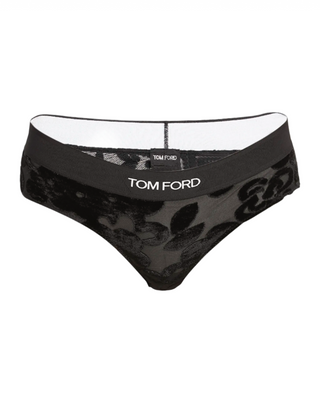 Tom Ford Womens KNICKER In Black Floral