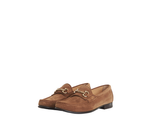 Brunello Cucinelli Mens Horsebit Warm Brown Loafers