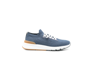 Brunello Cucinelli Mens Sneakers In Blue