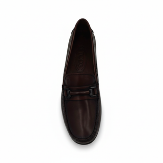 TODS MENS LOAFERS IN CHOCOLATE