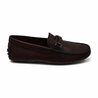 TODS MENS LOAFERS IN CHOCOLATE