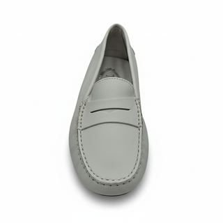 TODS WOMENS LOAFERS IN WHITE