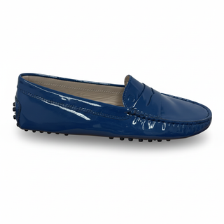 TODS WOMENS LOAFERS IN BLUE