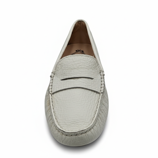TODS WOMENS LOAFERS IN PEARL