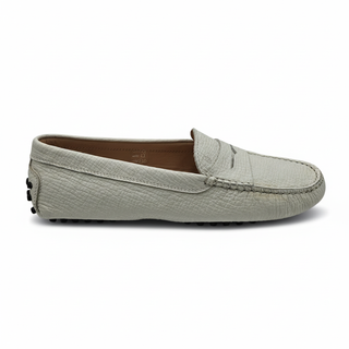 TODS WOMENS LOAFERS IN PEARL