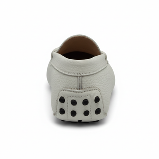 TODS WOMENS LOAFERS IN PEARL