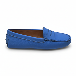 TODS WOMENS LOAFERS IN BLUE