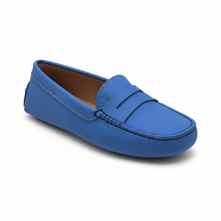 TODS WOMENS LOAFERS IN BLUE