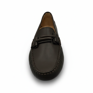 TODS WOMENS LOAFERS IN MUD