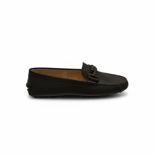 TODS WOMENS LOAFERS IN MUD