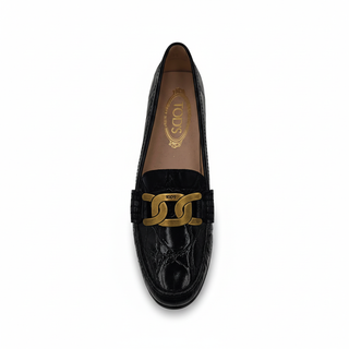 TODS WOMENS LOAFERS IN BLACK