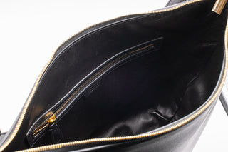 The Row Womens Allie N/S Leather Hobo Bag In Black