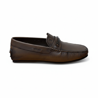 TODS MENS LOAFERS IN BROWN