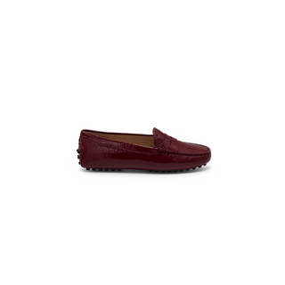 TODS WOMENS LOAFERS IN RED