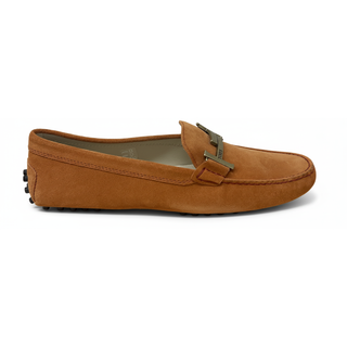 TODS WOMENS LOAFERS IN ORANGE