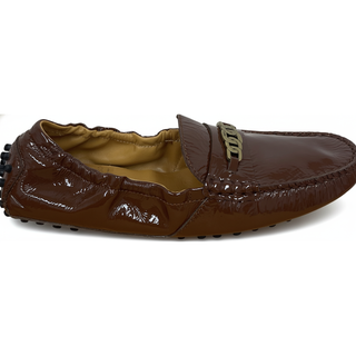 TODS WOMENS LOAFERS IN MAHOGANY