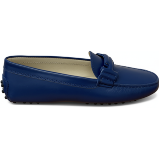 TODS WOMENS LOAFERS IN LIGHT INDIGO