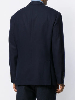 Brunello Cucinelli New Mens Navy Cashmere & Silk Blazer