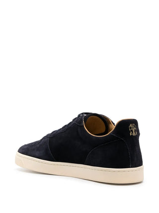 Brunello Cucinelli Mens Sneakers In Dark Blue