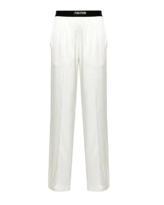 Tom Ford Womens Silk PANTS In White