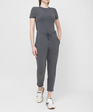 Brunello Cucinelli Womens Grey Jogger Pant