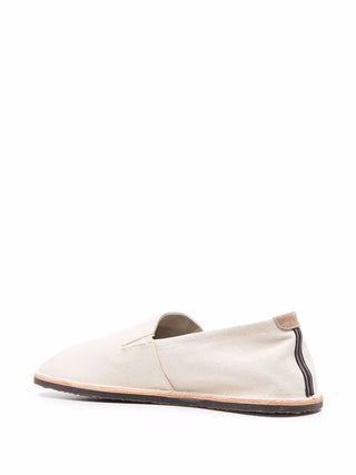 Brunello Cucinelli New Mens Beige Canvas Espadrilles