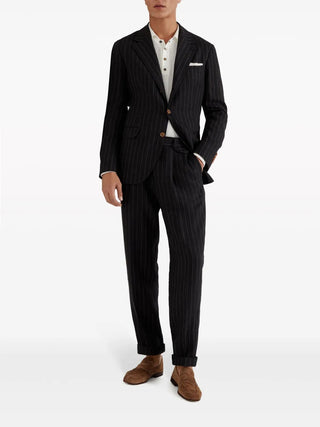 Brunello Cucinelli Mens Trousers In Black