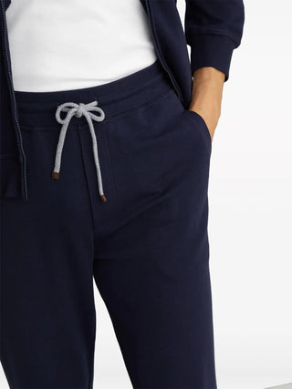 Brunello Cucinelli Mens Navy Jogger Pant