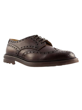 Brunello Cucinelli New Men's Brown Brogues In Leather