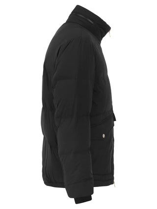 Brunello Cucinelli New Black Puffer Down Filled Jacket