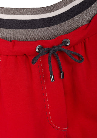 Brunello Cucinelli Womens Red Jogger Pant