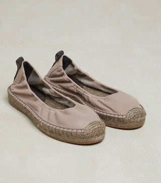 Brunello Cucinelli Women's Ballerina Espadrilles In Dune