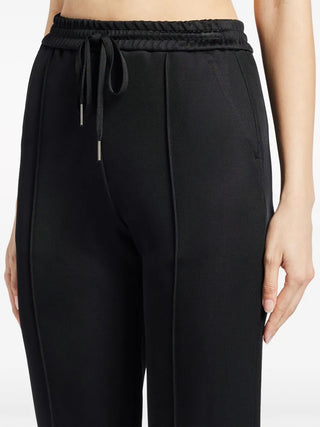 Tom Ford Cotton Blend Drawstring Joggers with Pintuck Seams Black