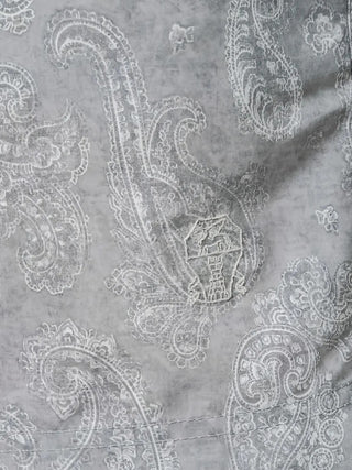 Brunello Cucinelli Mens Paisley Swim Shorts In Grey