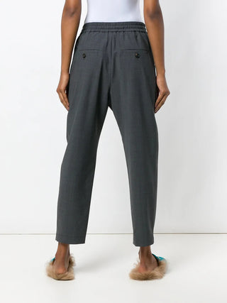 Brunello Cucinelli Womens Dark Grey Pants