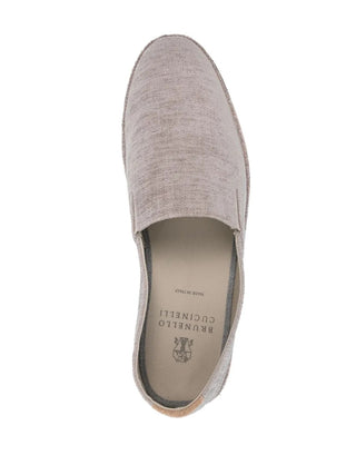 Brunello Cucinelli Mens Espadrilles In Grey