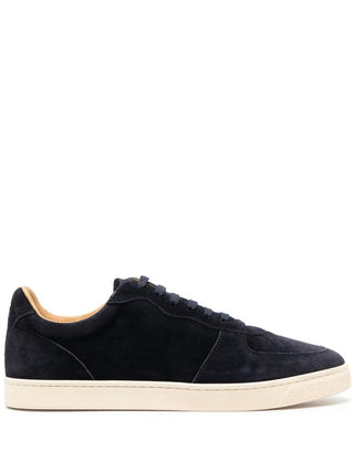 Brunello Cucinelli Mens Sneakers In Dark Blue
