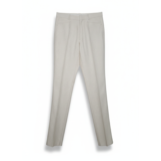 Tom Ford Ivory Cotton Silk Trousers