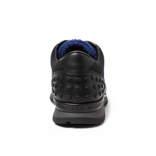 TODS MENS SNEAKERS IN BLACK/BLUE