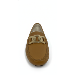 TODS WOMENS LOAFERS IN NUDE