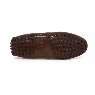 TODS WOMENS LOAFERS IN MAHOGANY