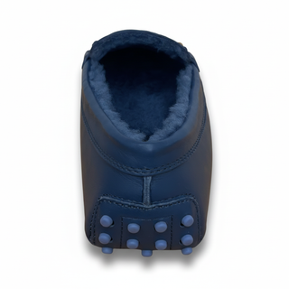 TODS WOMENS LOAFERS IN BLUE