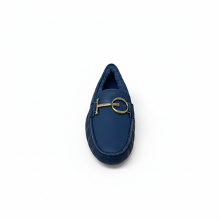 TODS WOMENS LOAFERS IN BLUE