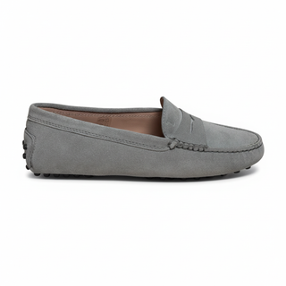 TODS WOMENS LOAFERS IN GREY