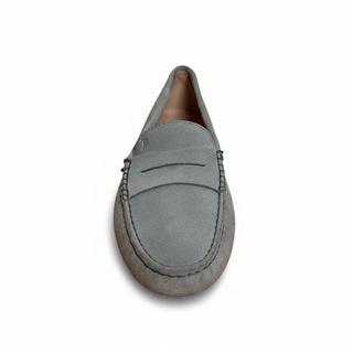 TODS WOMENS LOAFERS IN GREY