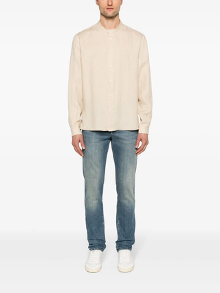 Brunello Cucinelli Mens Shirt In Sand