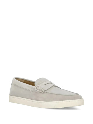 Brunello Cucinelli Almond-Toe Suede Loafers